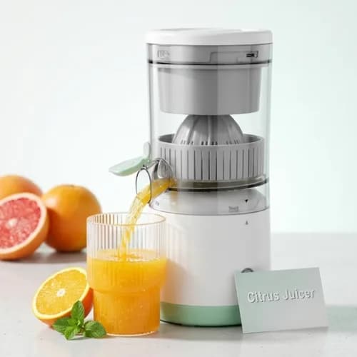 presse-agrumes électrique portable et rechargeable sans fil (Citrus Juicer automatique).