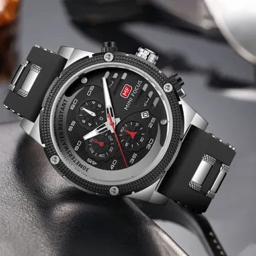 Montre militaire de sport pour homme MINI FOCUS (Modèle MF0246G / MF0246G.02)