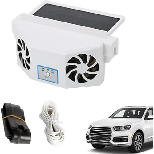 Extracteur d'air de voiture solaire