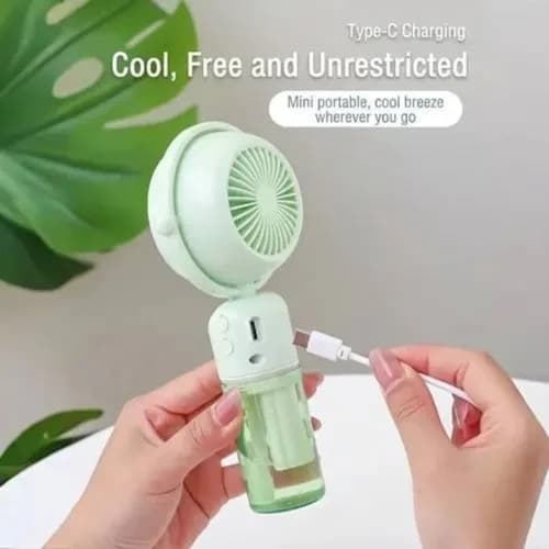 mini ventilateur brumisateur rechargeable portable