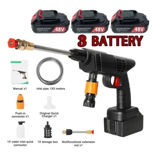 pistolet de lavage nettoyeur haute pression sans fil 48V